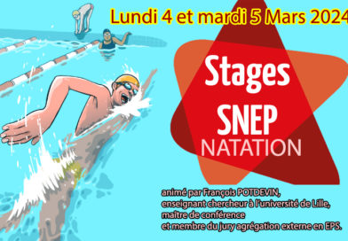 Stage syndical « NATATION » lundi 4 et mardi 5 Mars 2024